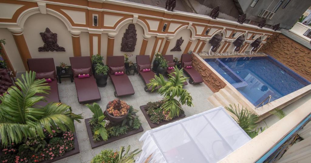 Reaksmey Chanreas Hotel Ciudad de Siem Riep Exterior foto